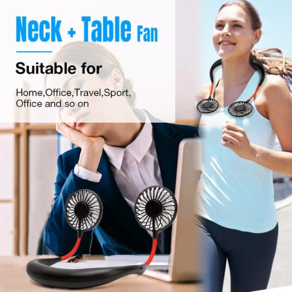 Hands-free Mini Neck Fans