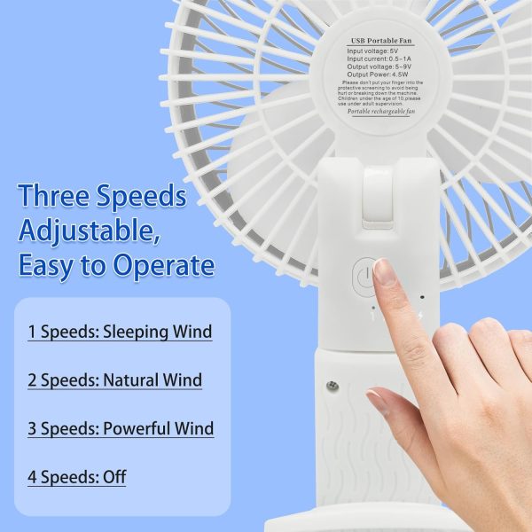 New Portable Desktop Fan ( 4 IN 1 )