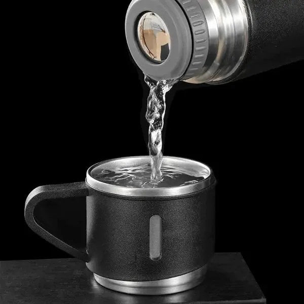 Double-layer Stainless Steel Vacuum Flask Set