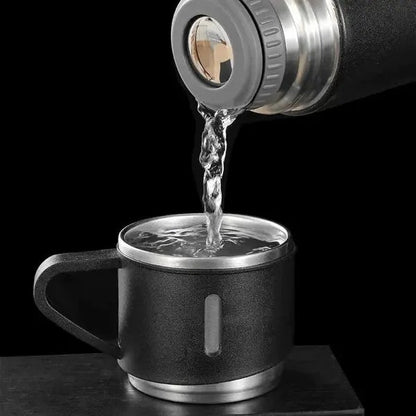 Double-layer Stainless Steel Vacuum Flask Set