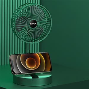 Electric Telescopic Folding Floor Silent Fan