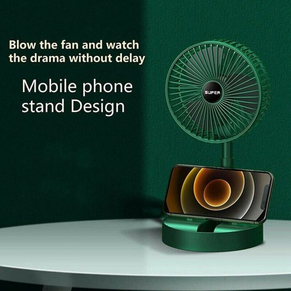 Electric Telescopic Folding Floor Silent Fan