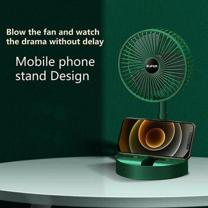Electric Telescopic Folding Floor Silent Fan