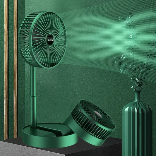 Electric Telescopic Folding Floor Silent Fan