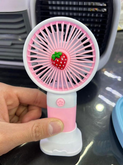 Cool Fruit Cartoon Handheld Mini Fan