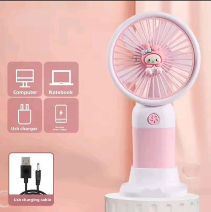 Cool Fruit Cartoon Handheld Mini Fan