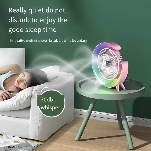 Multi-functional Led Desktop Fan