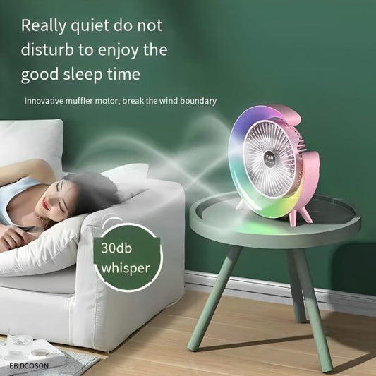 Multi-functional Led Desktop Fan