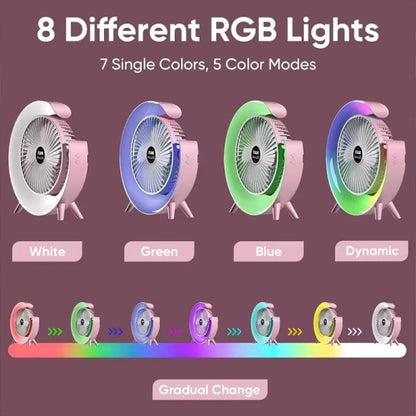 Multi-functional Led Desktop Fan