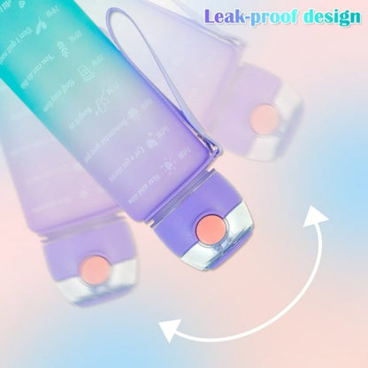 Sports Water Bottles 3 Pcs Set With