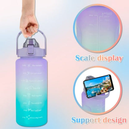Sports Water Bottles 3 Pcs Set With