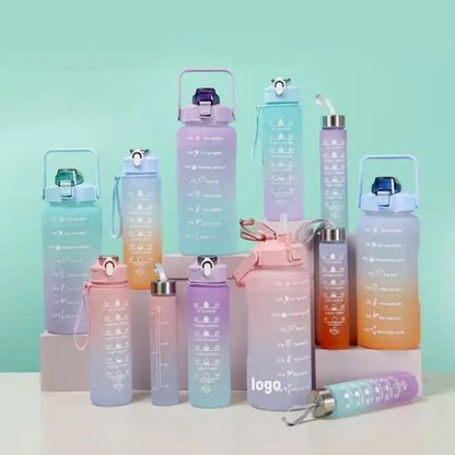 Sports Water Bottles 3 Pcs Set With