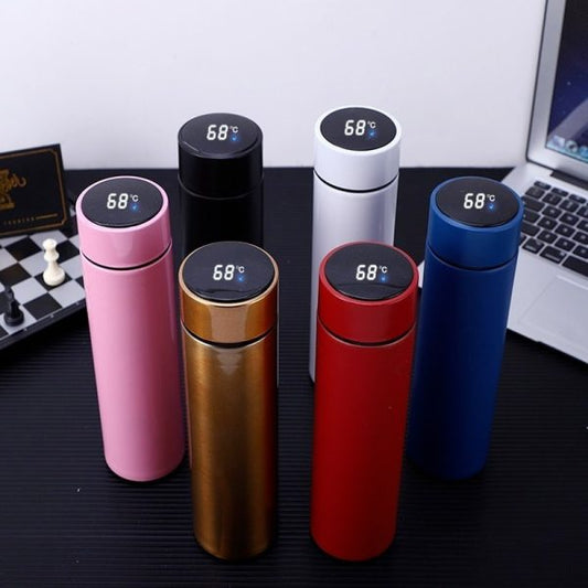 Vacuum Insulated Temperature Display Water Bottle